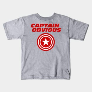 Captain Obvious Kids T-Shirt